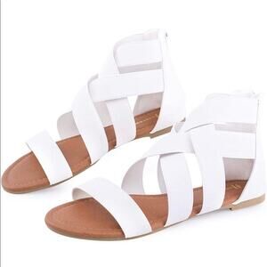 Women's Elastic Flat Gladiator Sandals BRAND NEW NEVER WORN size 7